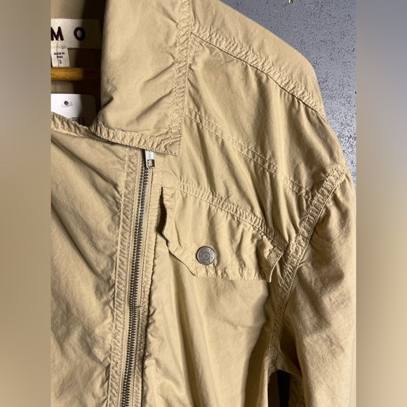 AMO DENIM BRIDLE JACKET - OATMILK Color. Size Small. NWT bomber, classic - Picture 7 of 13